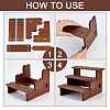 3-Tier Wood Model Toy Display Riser ODIS-WH0329-68B-5