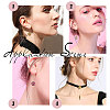 60Pcs 2 Style Surgical Stainless Steel Hoop Earrings Findings STAS-CN0001-03-5