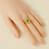 304 Stainless Steel with Natural Shell Cuff Open Rings for Women AL0644-4-2