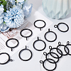 30Pcs Iron Curtain Rings with Eyelet IFIN-SP0001-16A-4