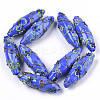 Handmade Gold Sand Lampwork Beads Strands LAMP-T007-02G-2