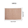 Braided Jute and Lace Non-Slip Insulation Pad LS-AJEW-WH0066-01-2