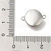 Natural Carnelian(Dyed & Heated) Flat Round Links Connector Charms KK-K388-04P-3
