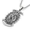 201 Stainless Steel Enamel Pendant Necklaces LS-NJEW-P284-06P-1