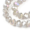 Electroplate Glass Beads Strands LS-EGLA-A034-J6mm-B09-3