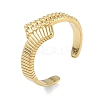 304 Stainless Steel Open Cuff Rings for Women RJEW-U001-04G-1