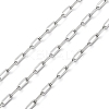 304 Stainless Steel Paperclip Chains CHS-M009-04P-01-1