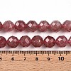 Natural Strawberry Quartz Beads Strands G-S345-10mm-21-5