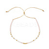 Glass Seed Bead Slider Bracelets for Women SL8246-3-1