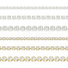  6m 6 Style Brass Rhinestone Strass Chains CHC-TA0001-04-9