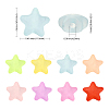 Rubberized Style Frosted Acrylic Beads FACR-CJ0001-16-2