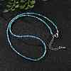 Natural Apatite Beaded Necklaces NJEW-JN02492-02-5