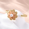 Dasiy Rotatable Open Cuff Rings for Women LS-RJEW-C118-05G-1