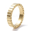 Ion Plating(IP) 304 Stainless Steel Grooved Finger Rings RJEW-G298-12G-1