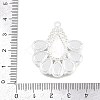 Bohemian Style 304 Stainless Steel with Dyed Synthetic Turquoise Pendants STAS-G381-01S-3