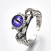 Alloy Cuff Finger Rings RJEW-T006-35B-1