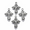 Tibetan Style Alloy Pendants TIBEP-N009-052AS-RS-1