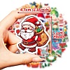 50Pcs Christmas Theme Cartoon Paper Stickers DIY-P085-05-4