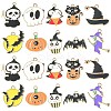 40Pcs 10 Styles Halloween Alloy Enamel Pandants ENAM-CJ0004-14-1