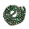 Baking Paint Glass Beads Strands DGLA-N003-10mm-B09-3