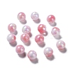 Two Tone Opaque Acrylic Beads LS-SACR-P024-01B-W06-1