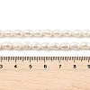 Natural Cultured Freshwater Pearl Beads Strands PEAR-I007-01B-04B-5