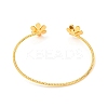 Clear Cubic Zirconia Cuff Bangles LS-BJEW-P305-05G-3