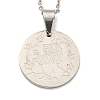 Non-Tarnish Constellation Pendant Necklaces LS-NJEW-S422-04P-05-1