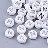 Plating Acrylic Beads PACR-R243-04N-1