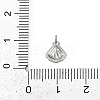 Brass Pave Clear Cubic Zirconia Pendants LS-KK-L238-31P-3