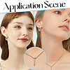 3 Pairs Brass Micro Pave Clear Cubic Zirconia Hoop Earrings EJEW-BBC0001-29-5