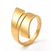 Ion Plating(IP) 304 Stainless Steel Finger Rings for Women Men RJEW-C049-08B-G-1