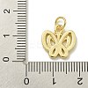 Rack Plating Brass Micro Pave Cubic Zirconia Charms KK-K386-08G-3