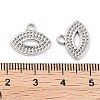 Non-Tarnish 304 Stainless Steel Pendant Rhinestone Settings STAS-P364-01P-3