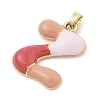 Alloy Enamel Pendants ENAM-S023-01G-Z-3