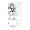 9Pcs 9 Style 304 Stainless Steel Bracelet Making STAS-UN0027-11-1