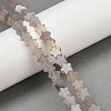 Natural Grey Agate Beads Strands G-U021-B01-02-1