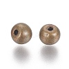 Tibetan Style Alloy Round Beads TIBEB-5204-AB-NR-2