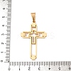 304 Stainless Steel Pendants STAS-P421-06G-3