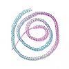 Transparent Gradient Color Glass Beads Strands X1-GLAA-H021-01B-29-4