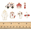 18Pcs 7 Styles Medical Theme Alloy Enamel Pendants FIND-FS0004-36-5