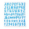 Number & Alphabet & Sign PVC Waterproof Self-Adhesive Sticker DIY-I073-04F-1