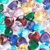 50Pcs 10 Colors Cubic Zirconia Pointed Back Cabochons ZIRC-CJ0001-24-6