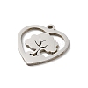 Non-Tarnish 201 Stainless Steel Pendants LS-STAS-E206-06P-05-2