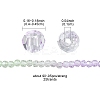 Transparent Glass Beads Strands GLAA-YW0001-59C-4