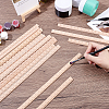 Square Wood Carving Waistline Edge Strips for Living Room Background Wall Decorative DIY-WH0622-561-3
