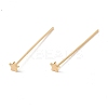 Brass Star Head Pins X-FIND-B009-02G-1