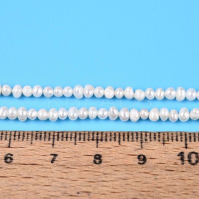 Natural Cultured Freshwater Pearl Beads Strands PEAR-T006-31-1