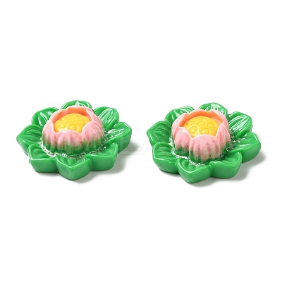 Opaque Resin Cabochons CRES-M017-01B-1
