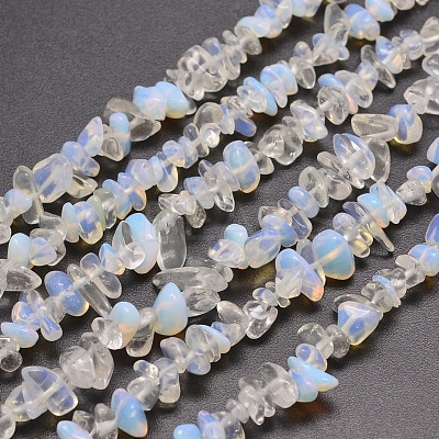 Opalite Chip Bead Strands G-M205-33-1